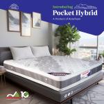 Pocket Hybrid extra firm( pocket spring & orthopedic)
